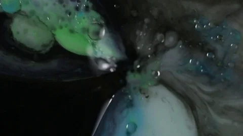 Abstract Bubbling Colors Background Stock Footage 74772786