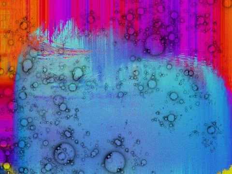 Abstract bubbly texture with noise effect Illustrazione stock