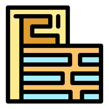 Abstract building design with geometric patterns Ilustración de archivo