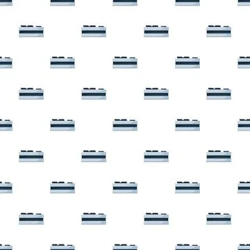 Abstract building facade pattern repeating minimalist architecture Illustrazione stock