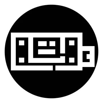 Abstract building outline logo creating symmetrical pattern Ilustración de archivo