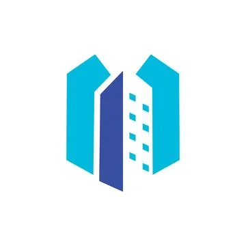 Abstract Building Real Estate Logo Stock Illustration