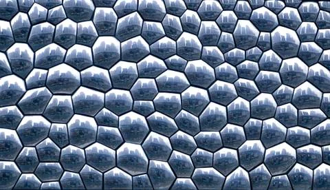 Abstract building with reflection Stock Photos