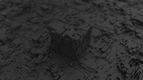 Abstract buildings and structures background 4K 60 FPS Stock Footage 309080423