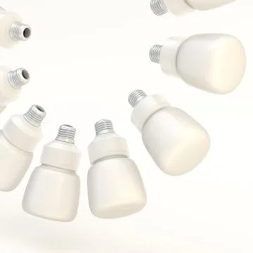 Abstract bulb composition Stock Illustration