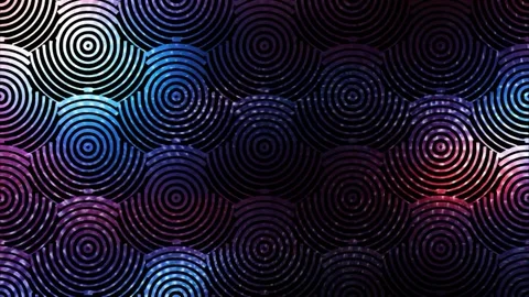 Abstract Bullseye Pattern Loop – Colorful Geometric Circle Motion Background Stock Footage 333078634