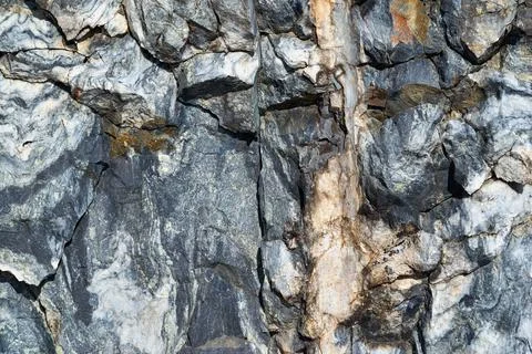 Abstract bumpy texture of stone rock cut Stock Photos