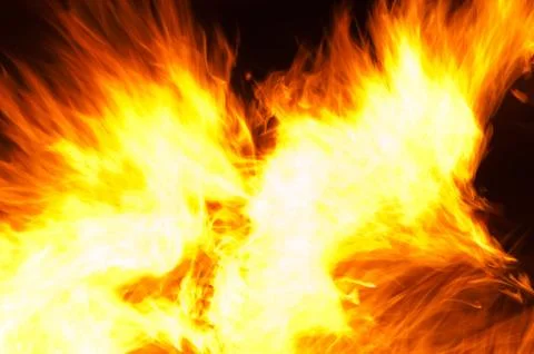 Abstract burning flames background Stock Photos