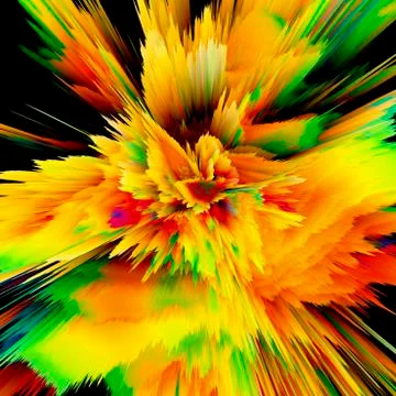 Abstract burst, artwork 库存插图