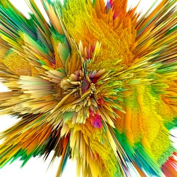 Abstract burst, artwork イラスト素材