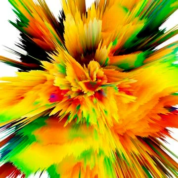 Abstract burst, artwork イラスト素材