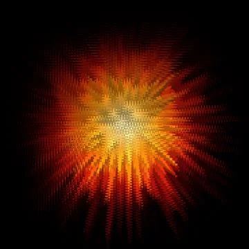 Abstract burst background Stock Illustration