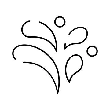 Abstract burst icon representing explosion and celebration Stock Illustration