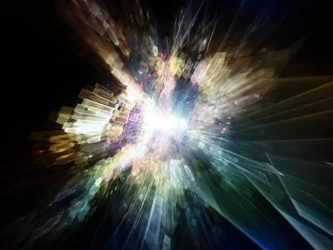 Abstract Burst Illustrazione stock