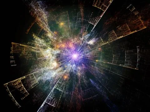 Abstract Burst Stock Illustration