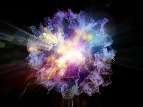 Abstract Burst Illustrazione stock