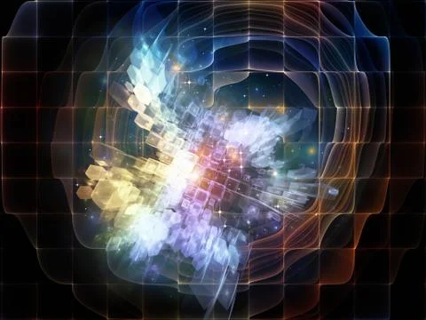 Abstract Burst Illustrazione stock