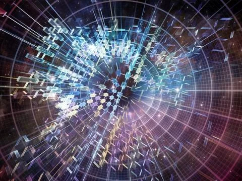 Abstract Burst Illustrazione stock