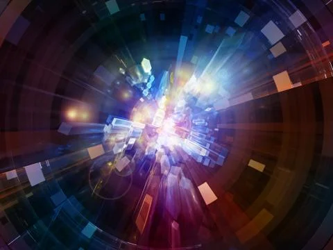 Abstract Burst Illustrazione stock