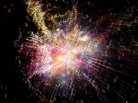 Abstract Burst Illustrazione stock