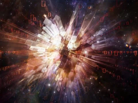 Abstract Burst Illustrazione stock