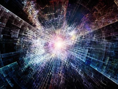 Abstract Burst Stock Illustration