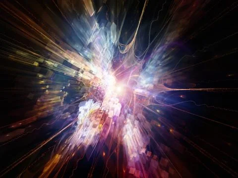 Abstract Burst Stock Illustration