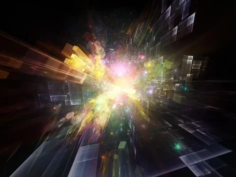 Abstract Burst Stock Illustration