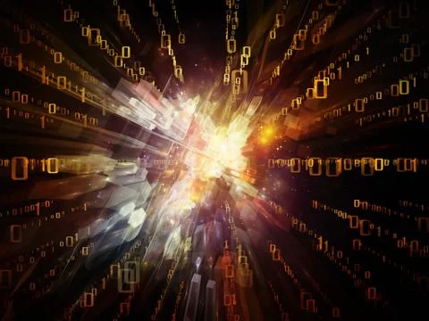 Abstract Burst Illustrazione stock