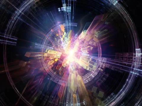 Abstract Burst Illustrazione stock