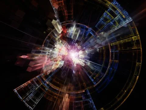 Abstract Burst Stock Illustration