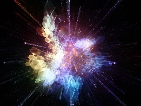 Abstract Burst Stock Illustration