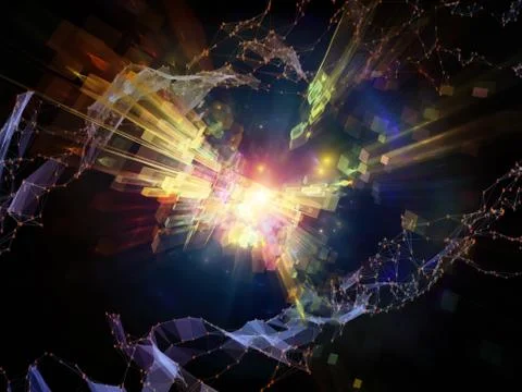 Abstract Burst Illustrazione stock