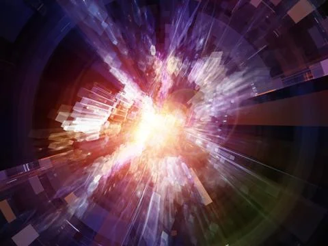 Abstract Burst Stock Illustration