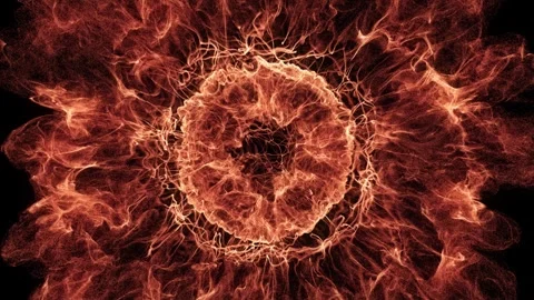 Abstract burst Magic Particles effect swirling blast wave explosion Overlay.. Stock Footage 306309519