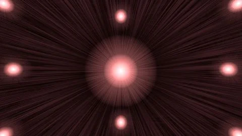 Abstract Burst of Yellow Rays Radiating from a Central Point on a Black イラスト素材