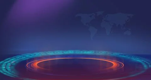 Abstract business background circular light effect concept series Иллюстрация