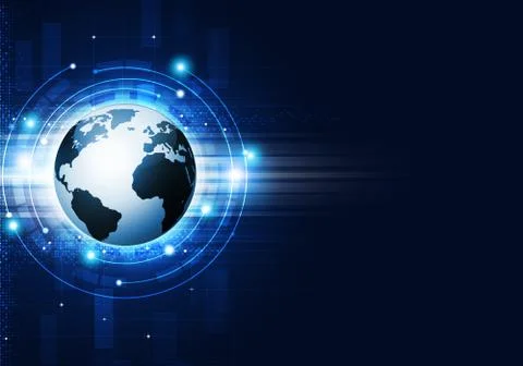 Abstract Business Blue Background Stock Illustration