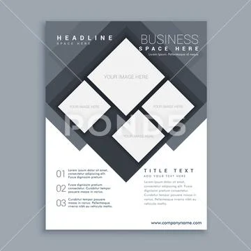 Abstract Business Brochure Template Design In Size A4