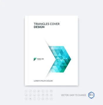 Abstract business brochure template layout, cover design report, magazine ... Stock Photos