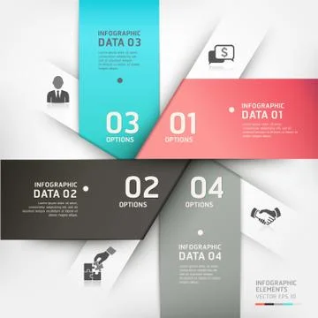 Abstract Business circle banner. Vector illustration. can be used for workflo Stock Illustration