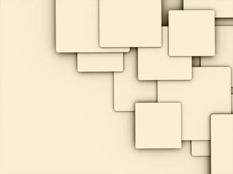 Abstract business cubes background rendered Stock Illustration