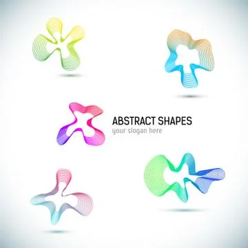 Abstract Business Design elements set. Stock Illustration