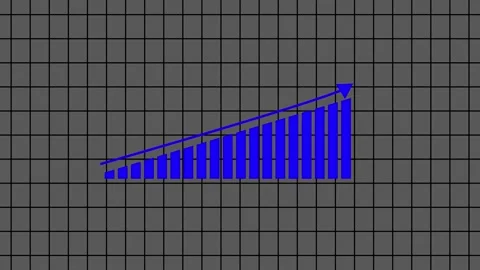Abstract business graph chart, Business success concept. concept wealth sto.. Stock Footage 310417497