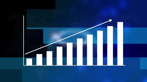 Abstract business graph chart growth, success, incresed concept animation. Stock Footage 293483393