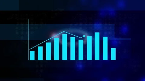 Abstract business graph chart growth, success, incresed concept animation. Stock Footage 293483400