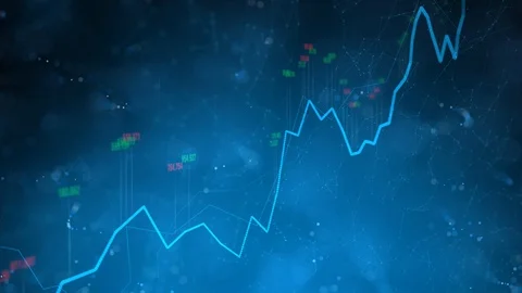 Abstract business infographics background Video stock 125948878