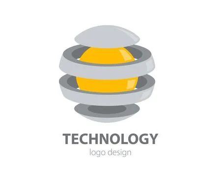 Abstract business logo design. Vector company logotype concept. Globe corpora Illustrazione stock