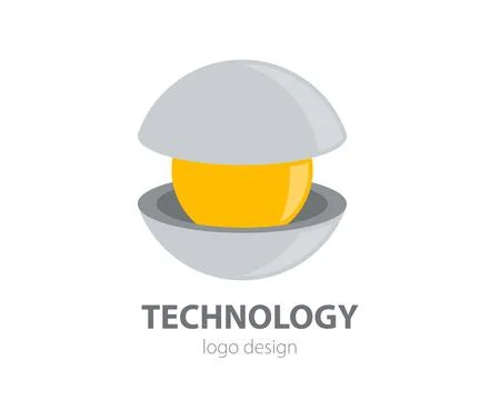Abstract business logo design. Vector company logotype concept. Globe corpora Illustrazione stock