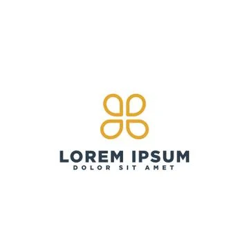 Abstract Business logo template vector illustration elements isolated イラスト素材